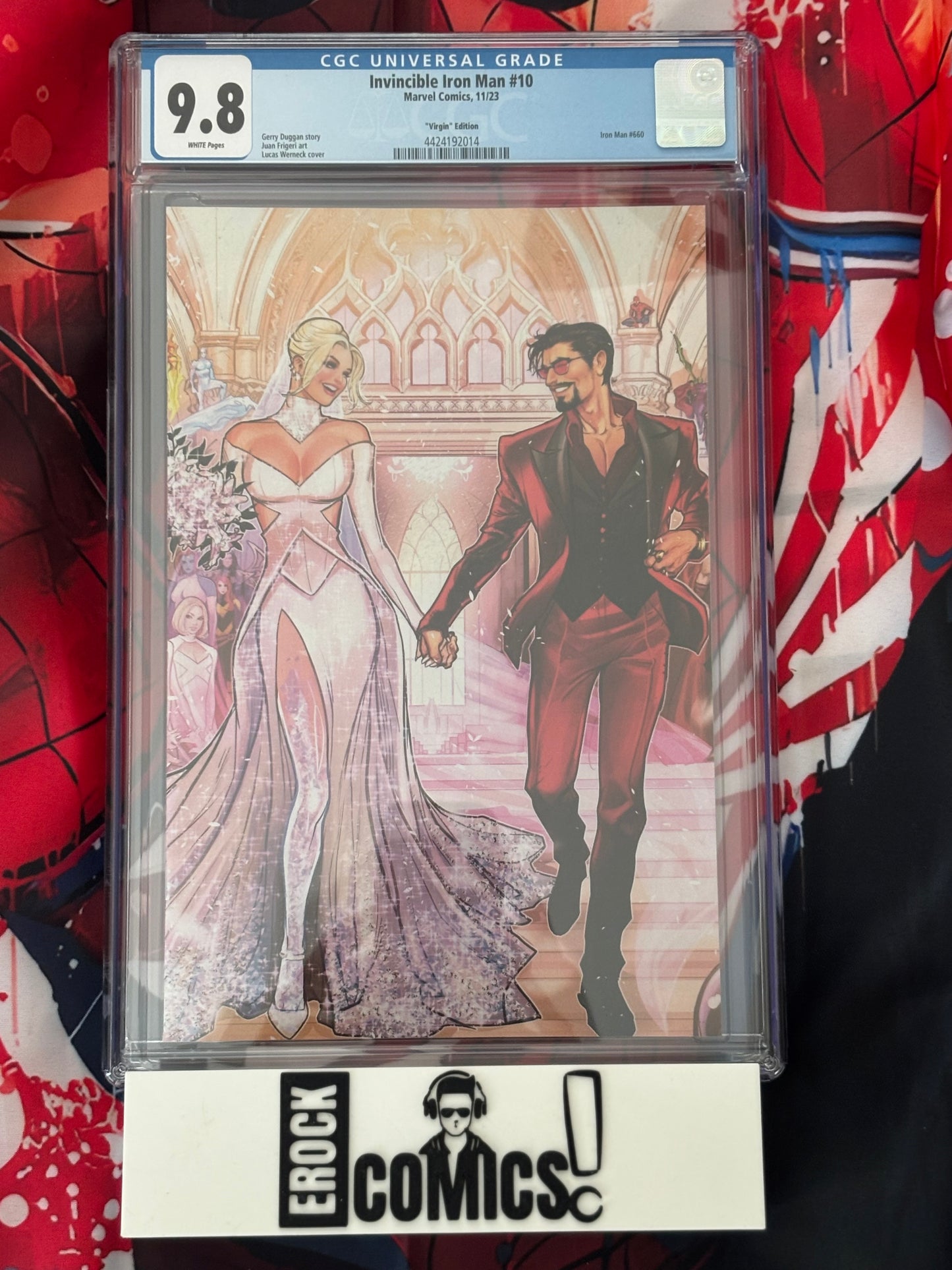 Invincible Iron Man #10 Virgin Edition CGC 9.8