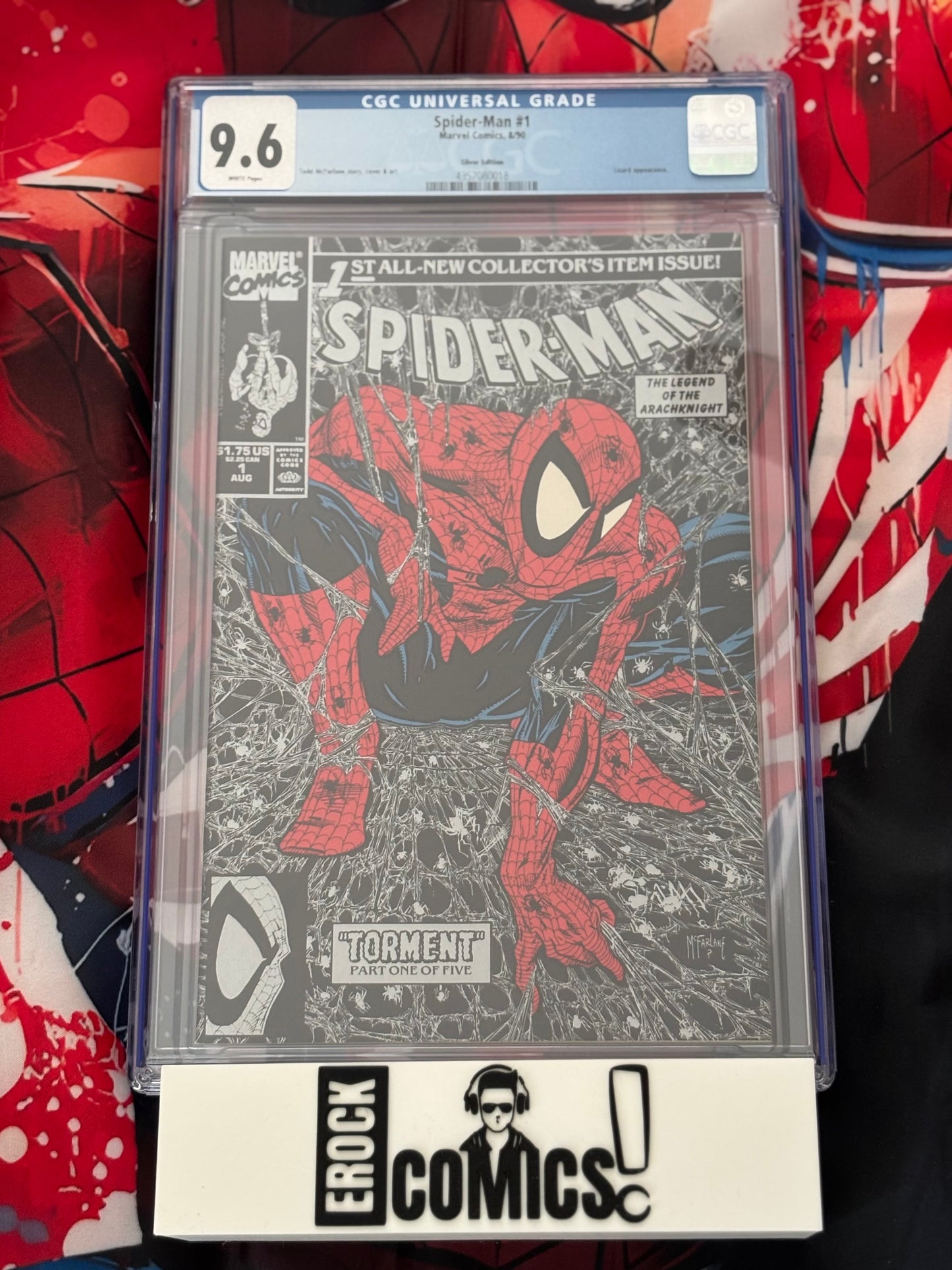 Spider-Man #1 Silver Edition CGC 9.6