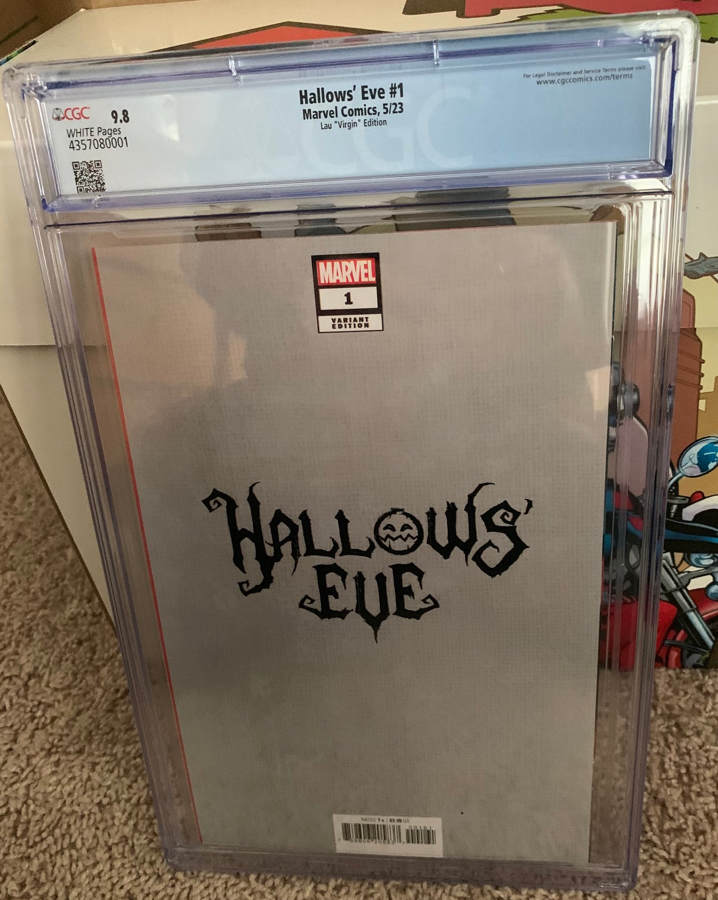 Hallows’ Eve #1 Artgerm Lau “Virgin” Edition CGC 9.8