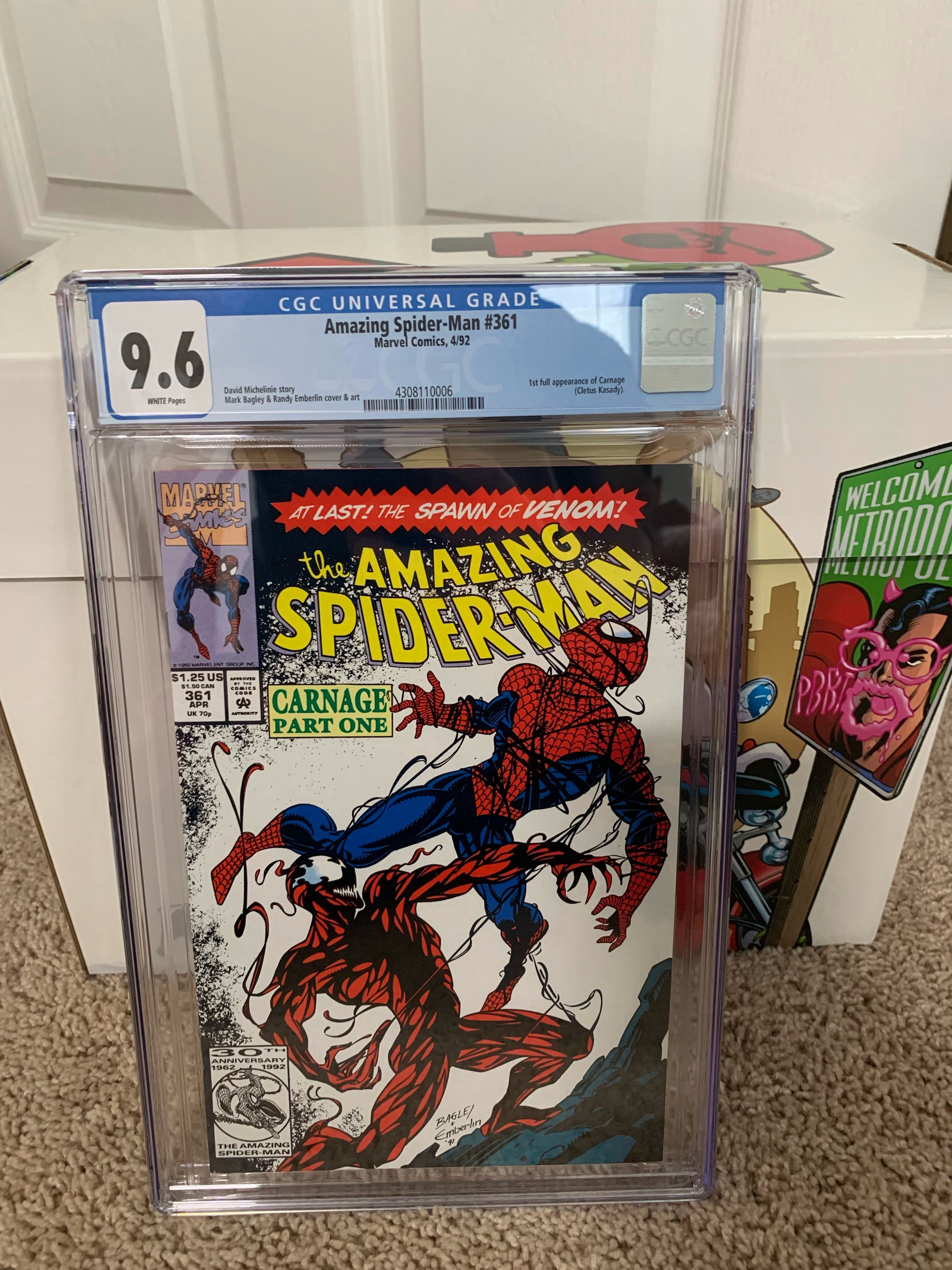 Amazing Spider-Man #361 CGC 9.6 – Erock Comics