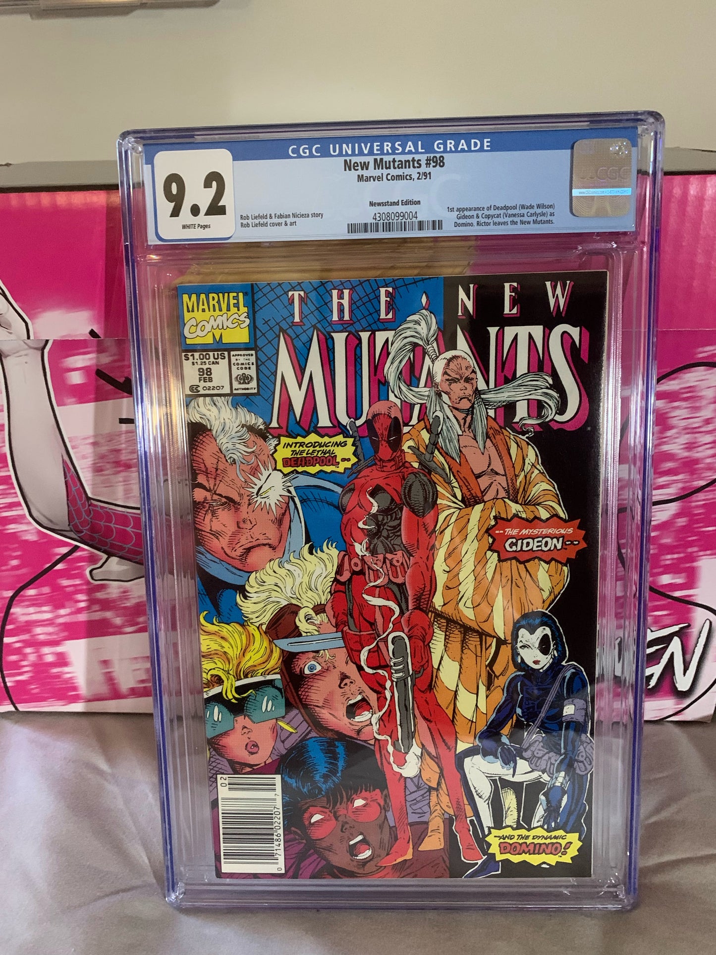 New Mutants #98 Newsstand CGC 9.2