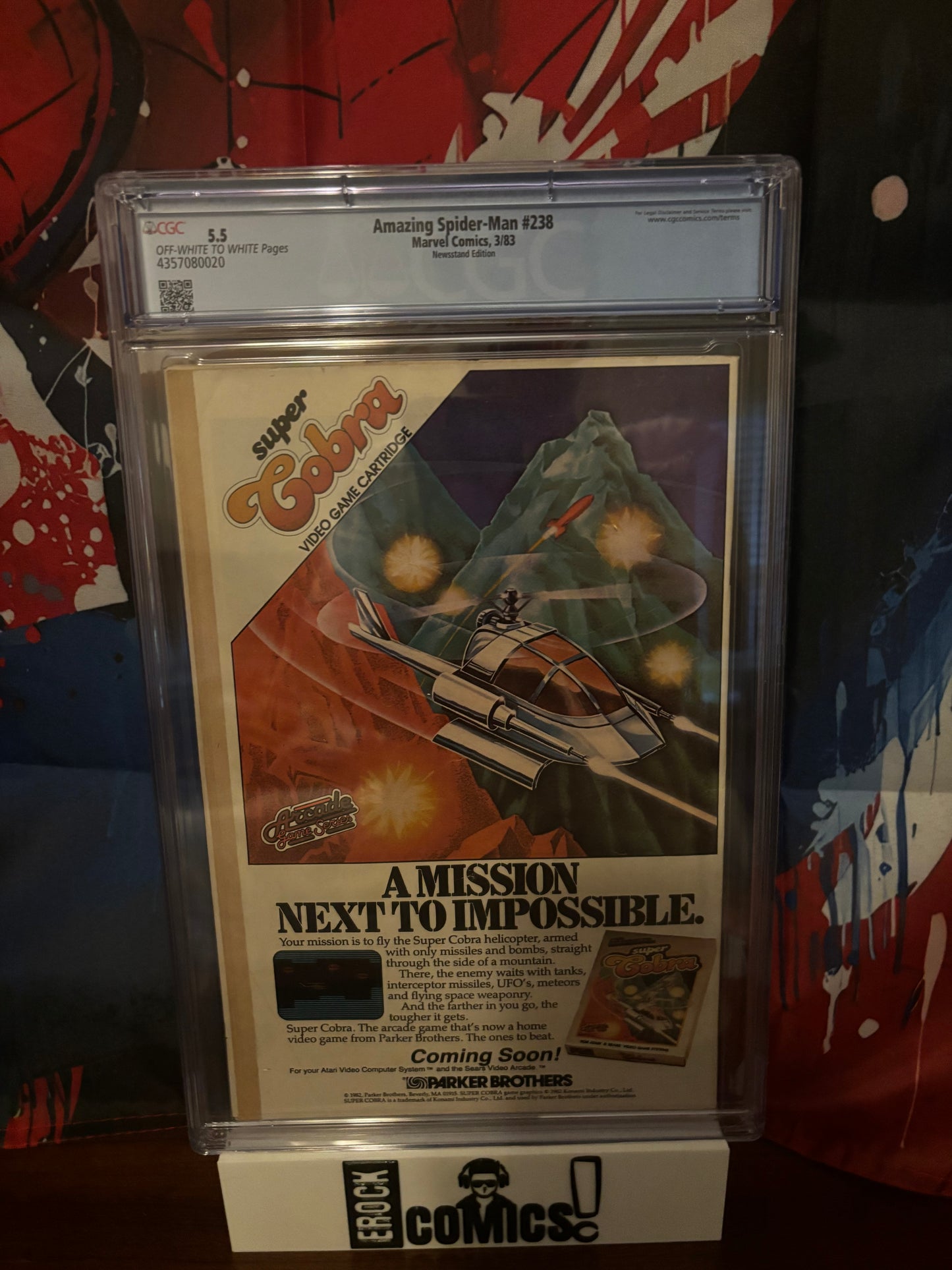 Amazing Spider-Man #238 Newsstand with Tattooz CGC 5.5