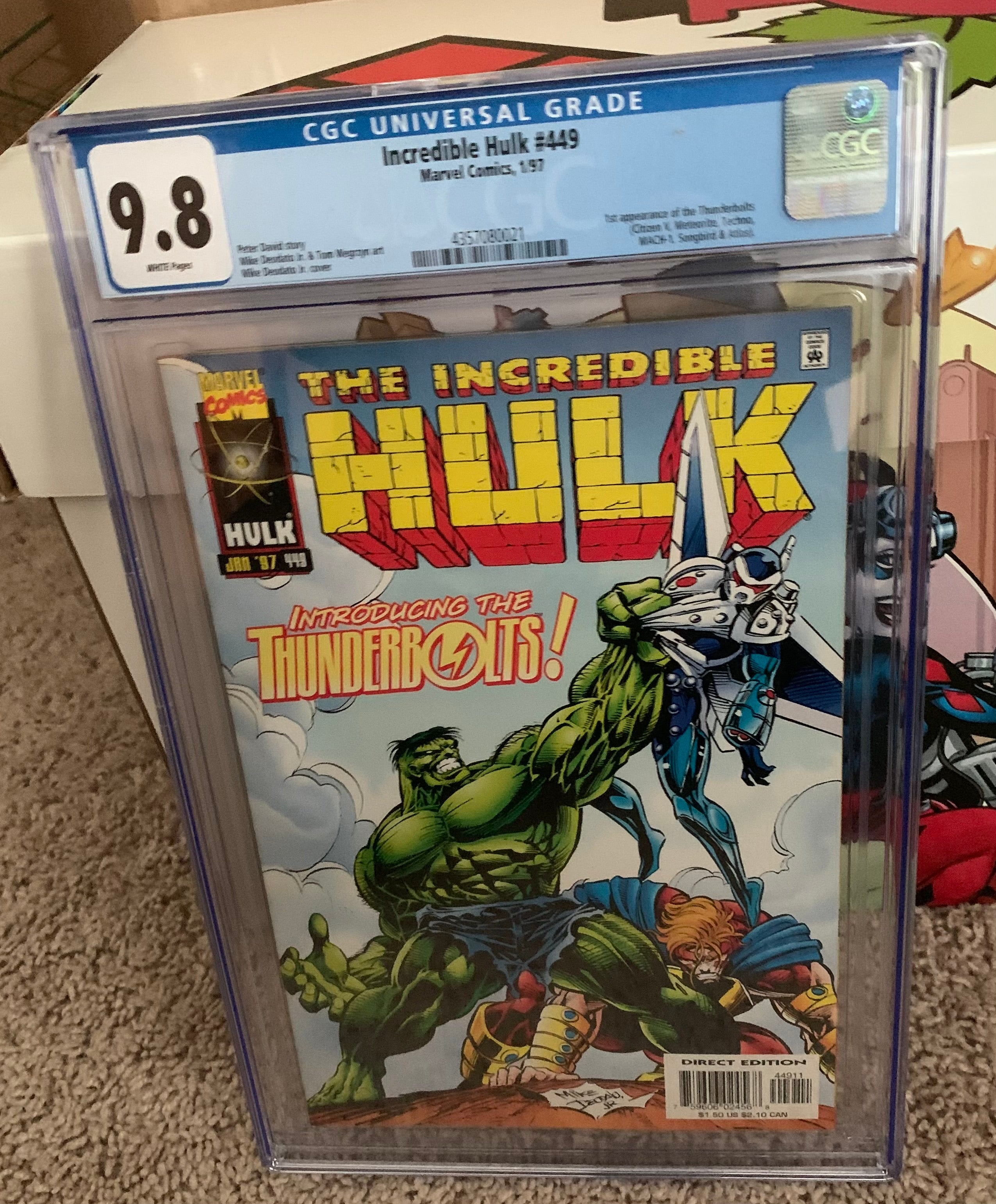 Incredible authentic Hulk 449