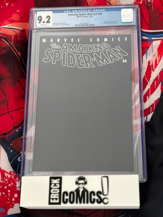 Amazing Spider-Man #36 CGC 9.2 9/11 Tribute