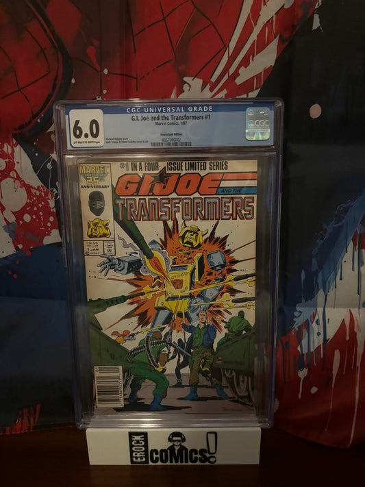 G.I. Joe and The Transformers #1 Newsstand CGC 6.0