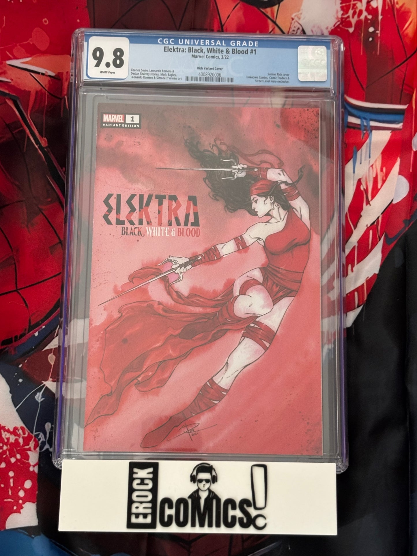 Elektra: Black, White, and Blood #1 9.8 CGC