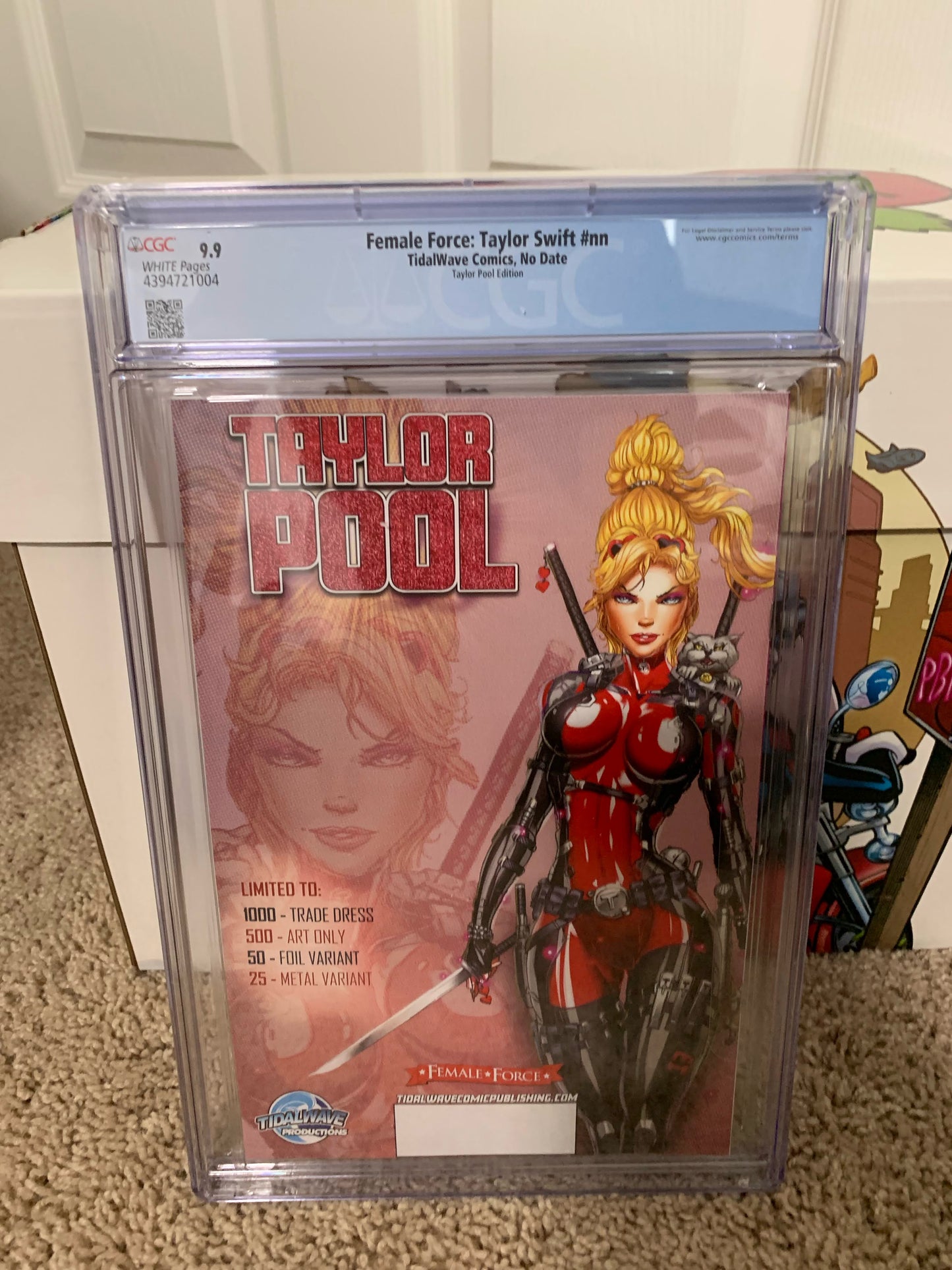 Female Force: Taylor Swift CGC 9.9

Issue #1 - Jaime Tyndall (Limited 1000)