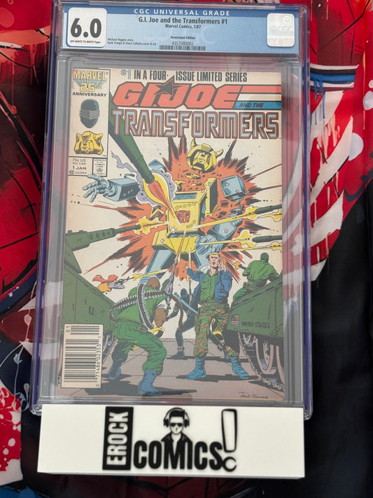 G.I. Joe and The Transformers #1 Newsstand CGC 6.0