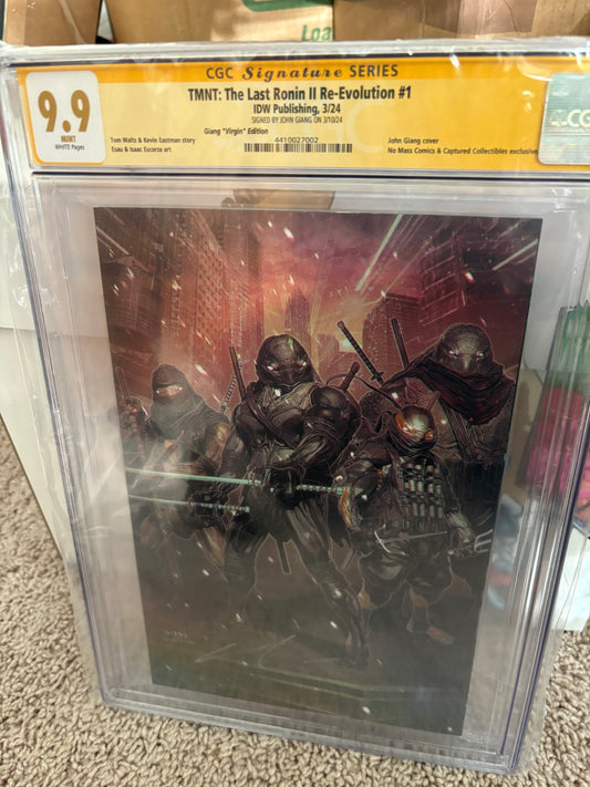 TMNT: The Last Ronin II Re-Evolution #1 “Virgin” Variant signed by John Giang CGC SS 9.9