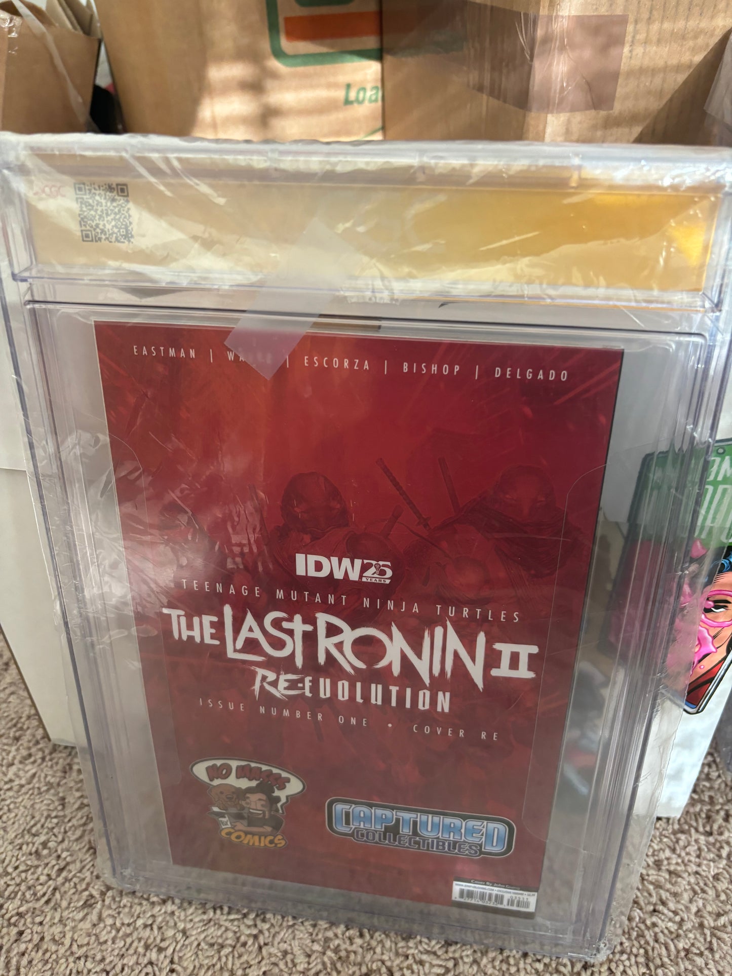 TMNT: The Last Ronin II Re-Evolution #1 “Virgin” Variant signed by John Giang CGC SS 9.9