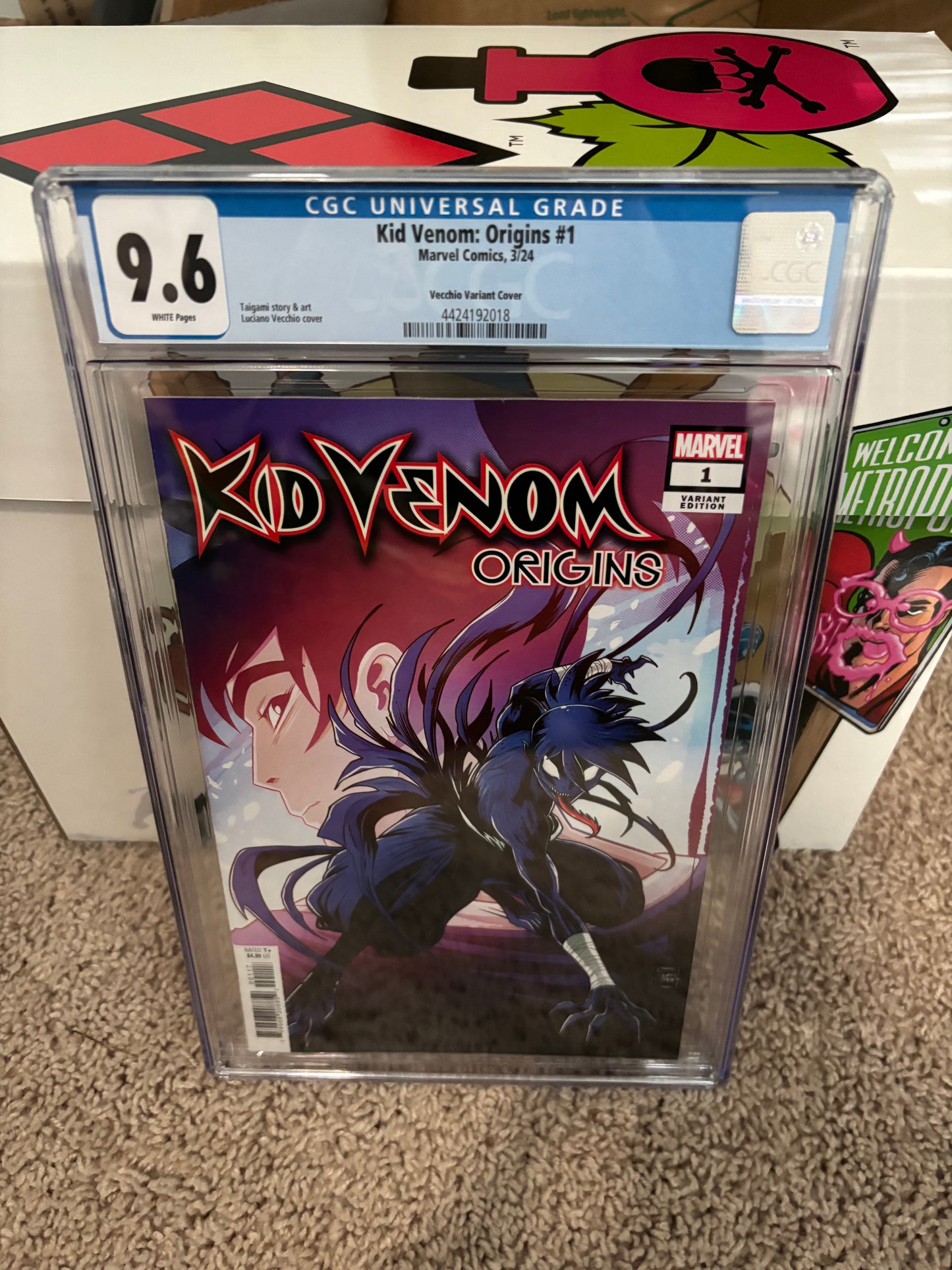 Kid Venom: Origins #1 Vecchio Surprise Variant CGC 9.6