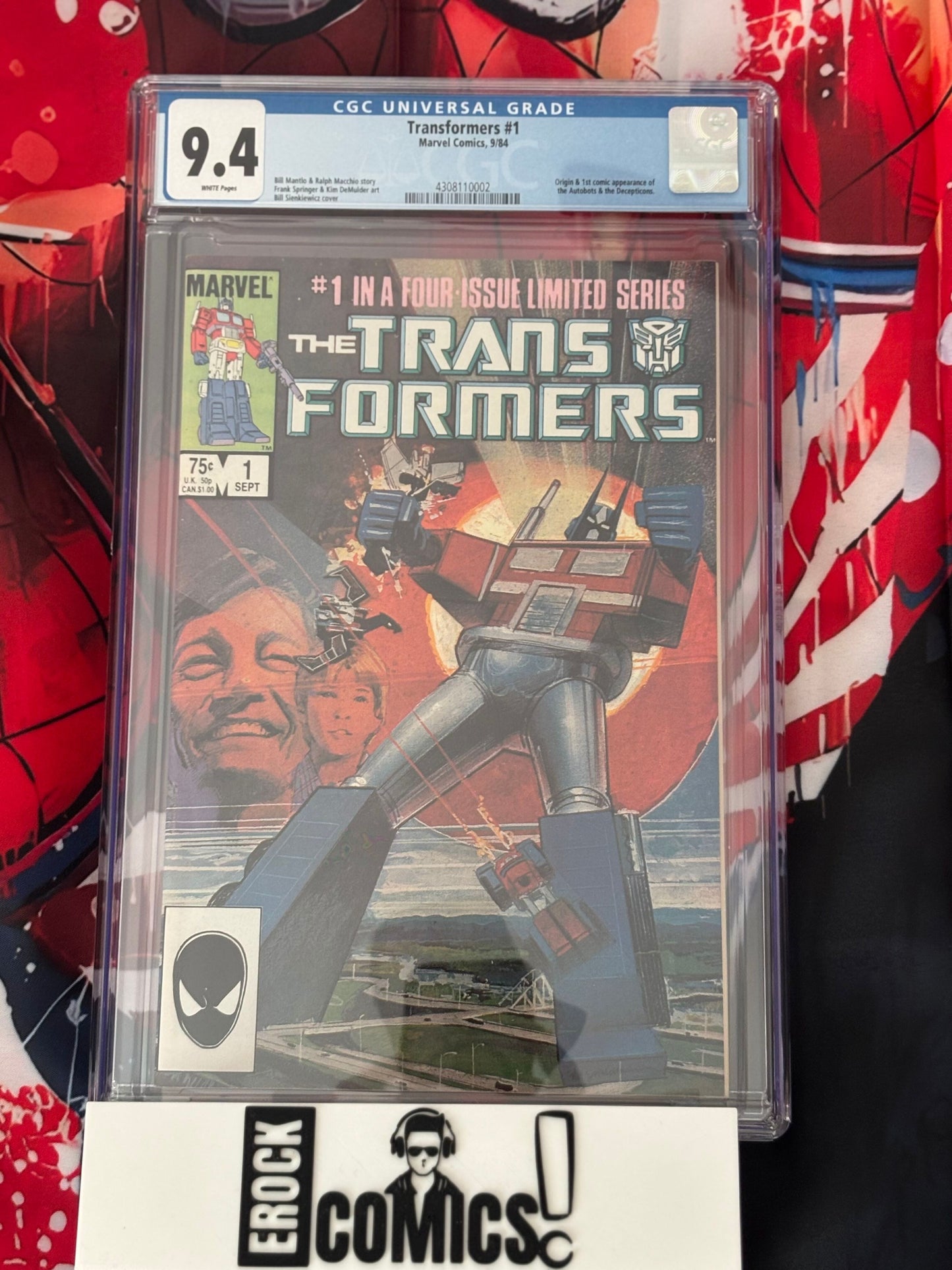 Transformers #1 CGC 9.4